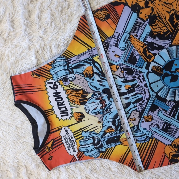 Blackmilk Marvel Avengers Ultron Muscle Tank Size XL - Picture 6 of 8